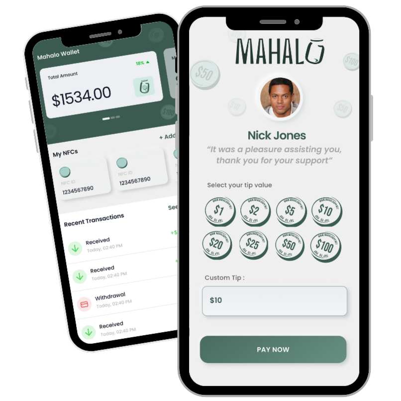 Screenshot of a mobile app developed by Hyathi