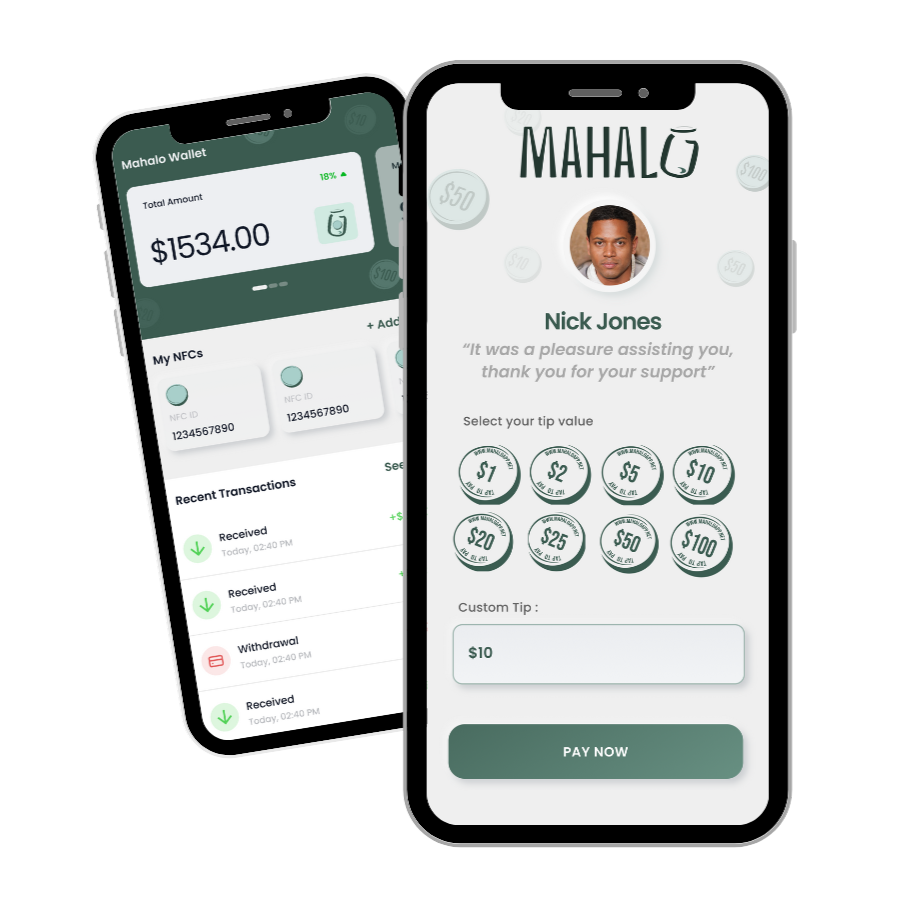 Screenshot of a mobile app developed by Hyathi